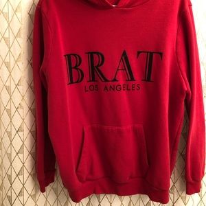 Forever 21 Red BRAT hoodie